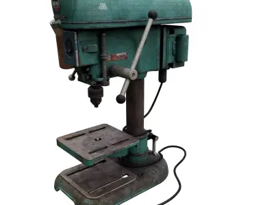 Drill Machine Low-poly 3D model purchase