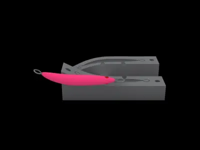 3d model bend  jig lure 3D model