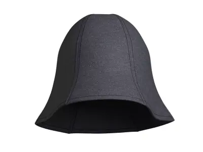 Black Denim Bucket 3D model