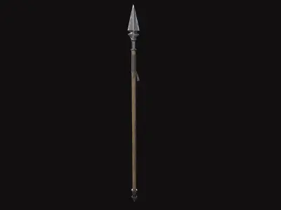 Medieval Pikes Low-poly 3D model