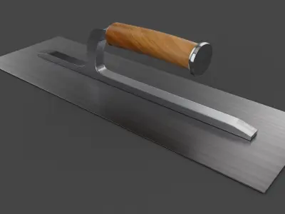 Plastering Trowel 3D model Low-poly 3D model
