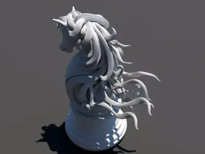 Horse 3D print model 17