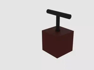  Simple Explosive Pusher  Free low-poly 3D model