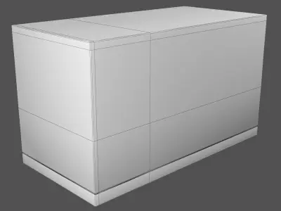 Electrical Box 5 Low-poly 3D model