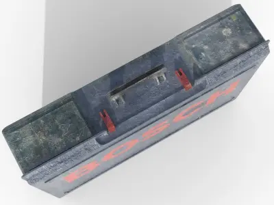 Bosch Impact Hammer Box Low-poly 3D model