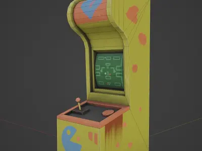 game machine 3D model