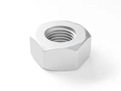 Nut Three-Quarter 3D model