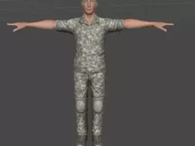 Soldier Free 3D model