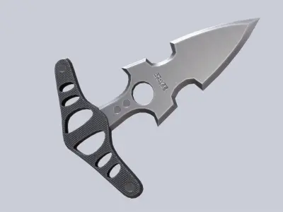 Punch dagger Low-poly 3D model