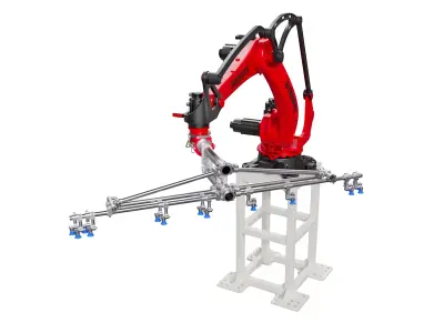 Industrial robotic arm 3D model buy