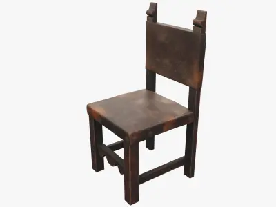 Medieval Rustic Low-poly 3D model