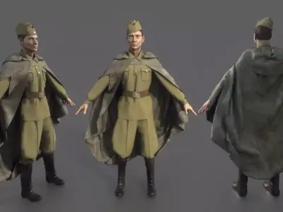 RUSSIAN SNIPER 3D model