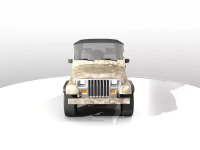 Jeep Wrangler 3D model by yaschan