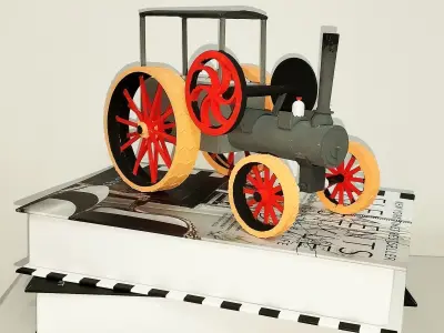 STEAM TRACTOR 3D print model