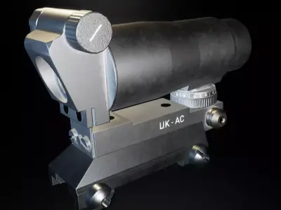 AAA PKA Scope Game Ready PBR Low-poly 3D model