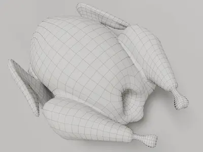 Roasted Turkey 3D model
