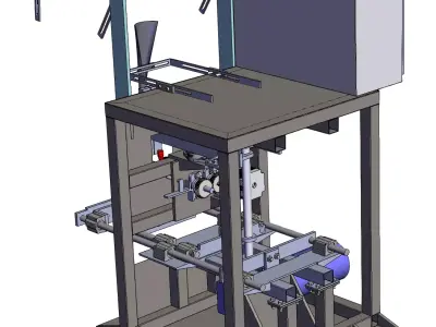 packaging machine 3D model