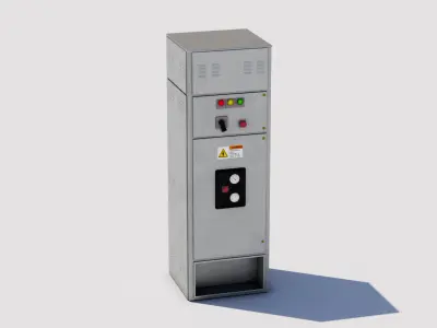 Electrical Box 11 Low-poly 3D model