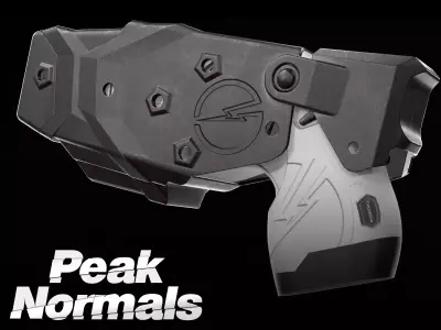 Taser Axon X26P - Blade Tech Holster Low-poly 3D model