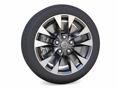 Nissan Sentra Rim 3D Model Low-poly 3D model
