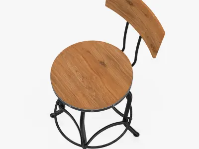 Bar Stool GDF 3D model
