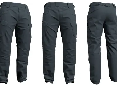 Helikon - Tex Urban Tactical Pants - Marvelous Designer 3D model