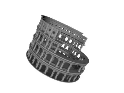 The Colosseum Rome 3D Printable Architectural Model 3D print model