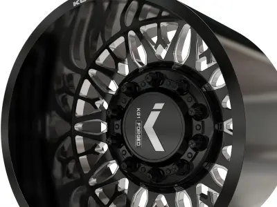 REAR KG1 KD014-B-2 DUALLY WHEEL 3D MODEL 3D model