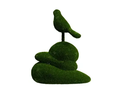 Bird Topiary 3D model