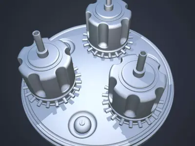 Sci-fi asset 4 - high poly 3D model