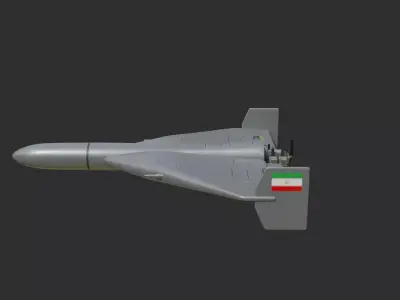 Shahed 136 drone 3D model