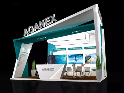 Exhibition - Area -6X6-3DMAX2009-23 3D model