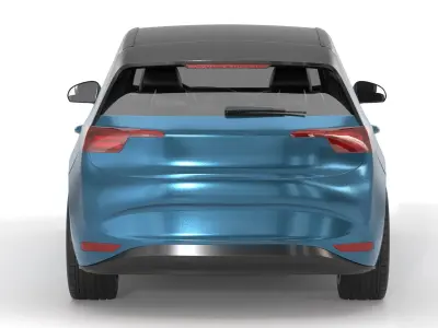 Generic Hatchback 04 3D model