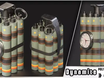 Dynamite 10 3D model
