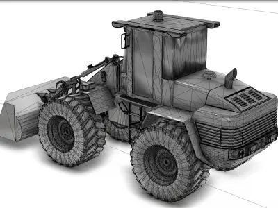 Vehicle - heavy equipment 04 3D model