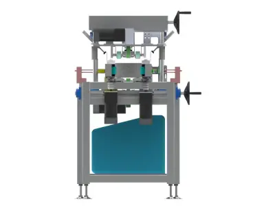 Box glue and sealing machine 3D design model 3D model