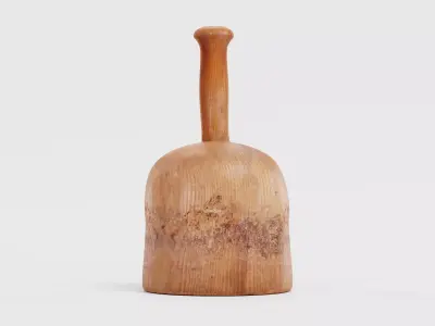 -Wooden Mallet V1- 3D model