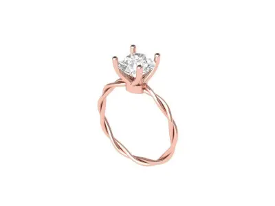 Wedding Ring  3D print model 250