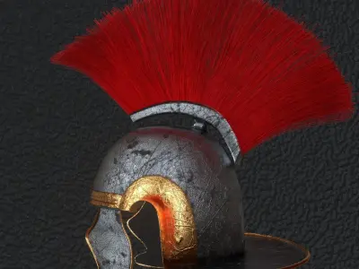 Roman Combat Helmet  3D model