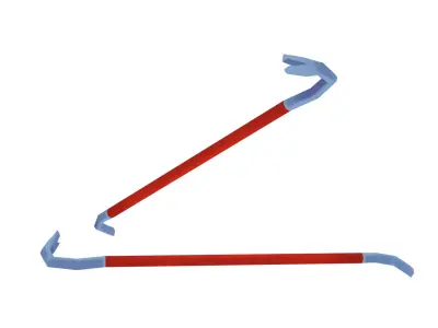 Crowbar - Hand Painted 3D model