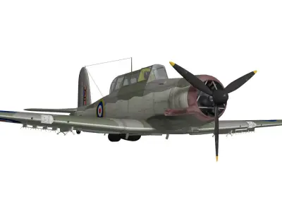 Blackburn Skua MkII 3D model