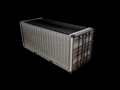 ISO CONTAINER 3D model purchase