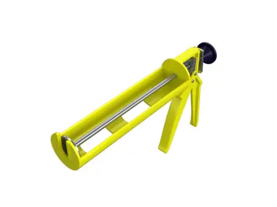 Silicone Gun 3D model get