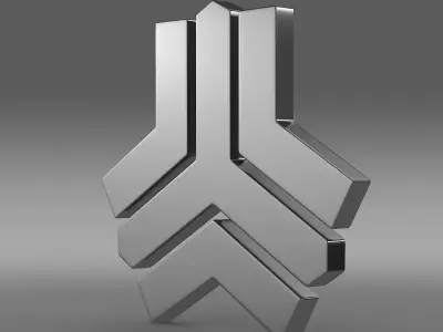 Saipa Logo 3D model