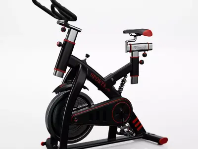 Spinning Bike 3D model purchase