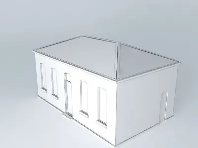 Eco Rail Platform Building Dummy! Old Steam Days Free 3D model buy