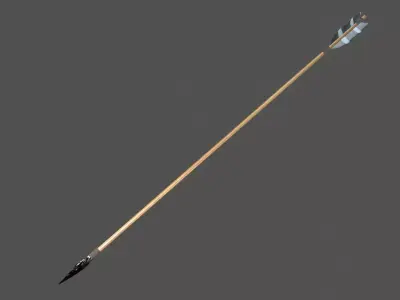 Arrows Low-poly 3D model