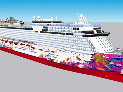 genting dream 3D model