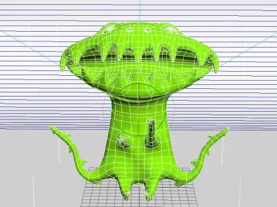 Swamp Creature Free 3D model
