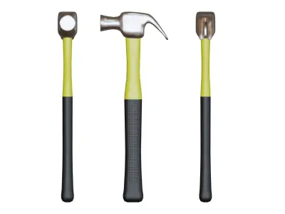 Hammer three hammers Free 3D model